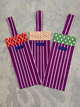 Load image into Gallery viewer, Winebag Purple Striped
